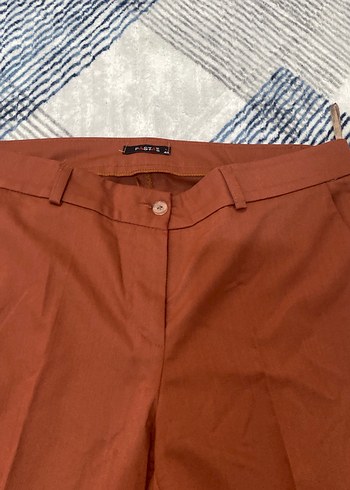 Kahverengi Kadın Kumaş Pantolon, Regular Fit - Görsel 2