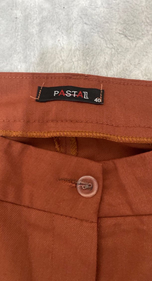 Kahverengi Kadın Kumaş Pantolon, Regular Fit - Görsel 3