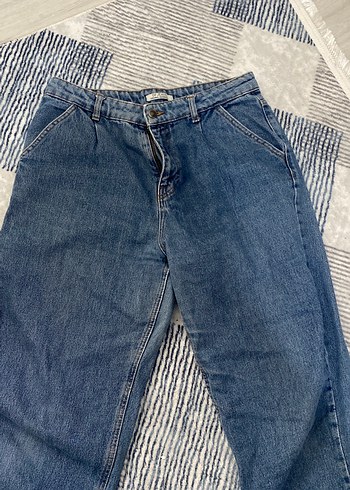 Mavi Kadın Denim Jean Fermuarlı - Görsel 2