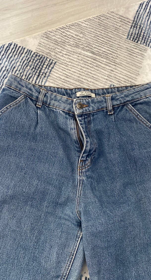 Mavi Kadın Denim Jean Fermuarlı - Görsel 3