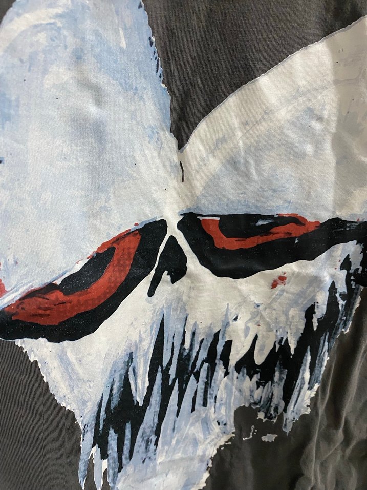 Gri Baskılı Unisex Tişört - Görsel 5