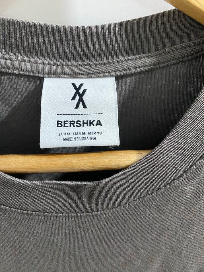 Gri Baskılı Unisex Tişört - Görsel 2