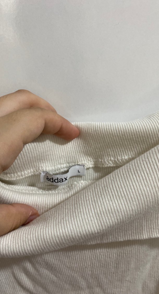 Beyaz Madonna Yaka bluz - Görsel 3