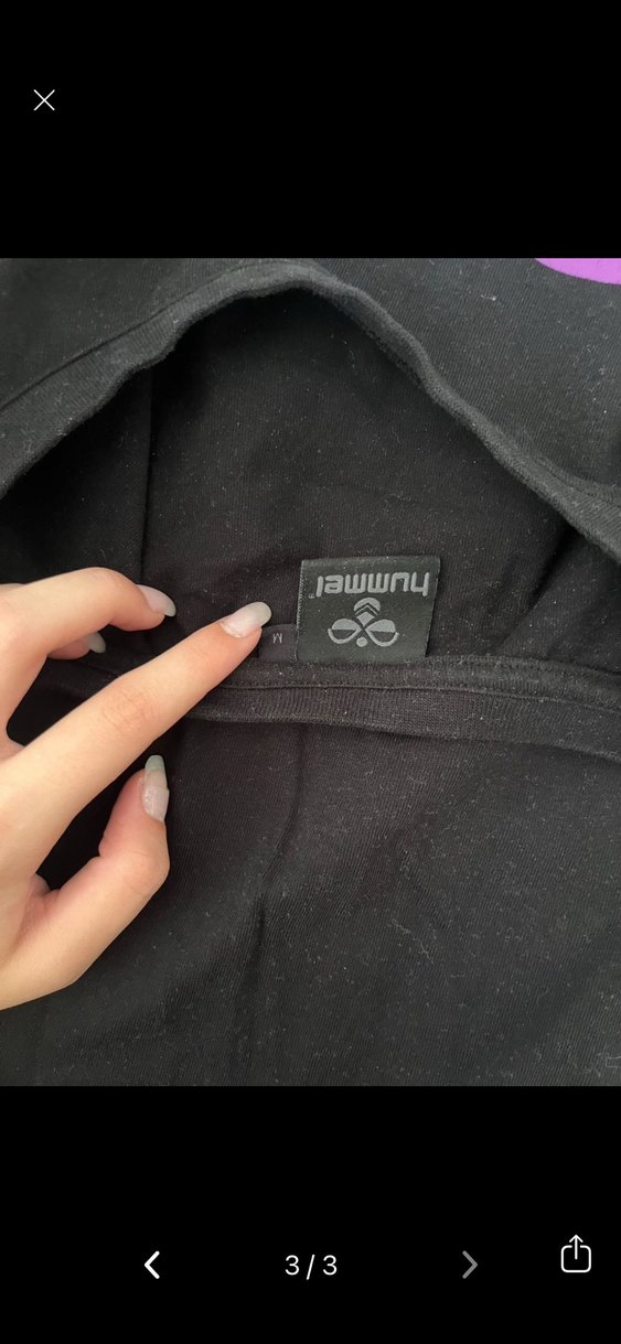 Uzun Kollu Mor Hummel Kız Tişörtü - Görsel 3