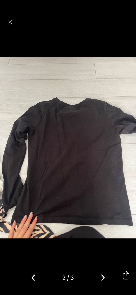 Uzun Kollu Mor Hummel Kız Tişörtü - Görsel 2