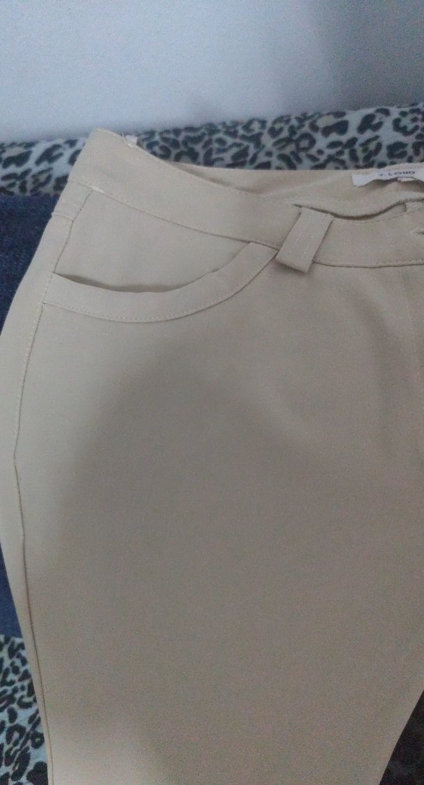 Bej Kadın Kumaş Pantolon - Görsel 2