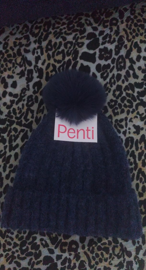 Penti Kürklü Lacivert Kadın Bere - Görsel 2