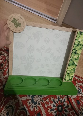 Yeşil ahşap dekoratif - Görsel 3