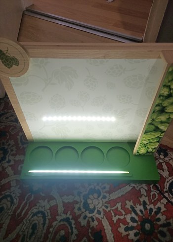 Yeşil ahşap dekoratif - Görsel 2