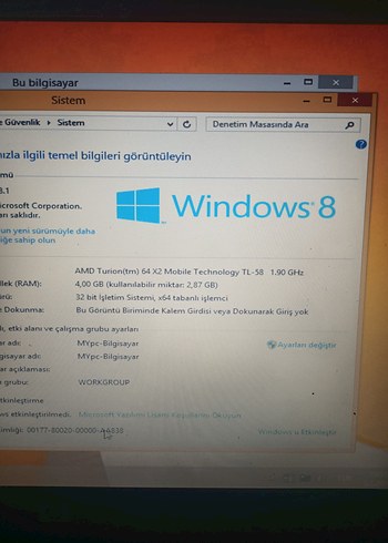 HP dizüstü bilgisayar aktif kullanır durumda - Görsel 2