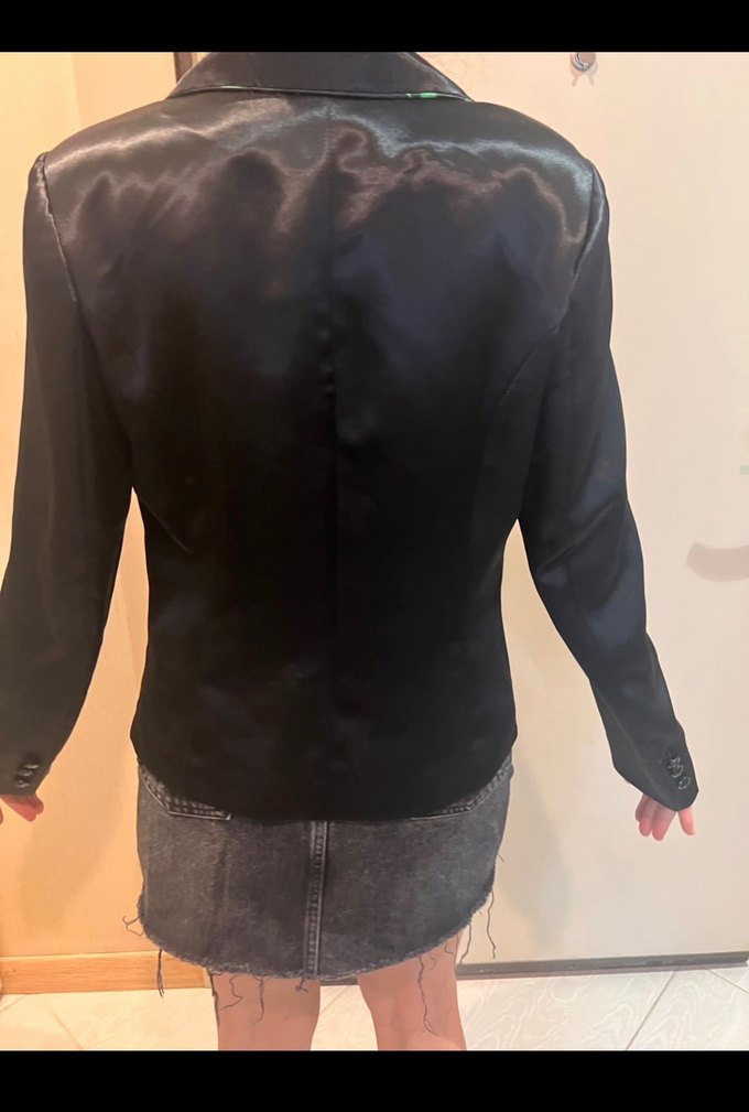 Siyah M/L ışıl ışıl  Kadın Blazer Ceket - Görsel 2