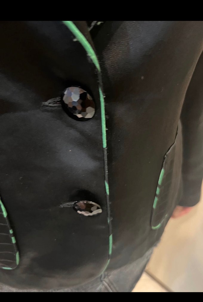 Siyah M/L ışıl ışıl  Kadın Blazer Ceket - Görsel 5