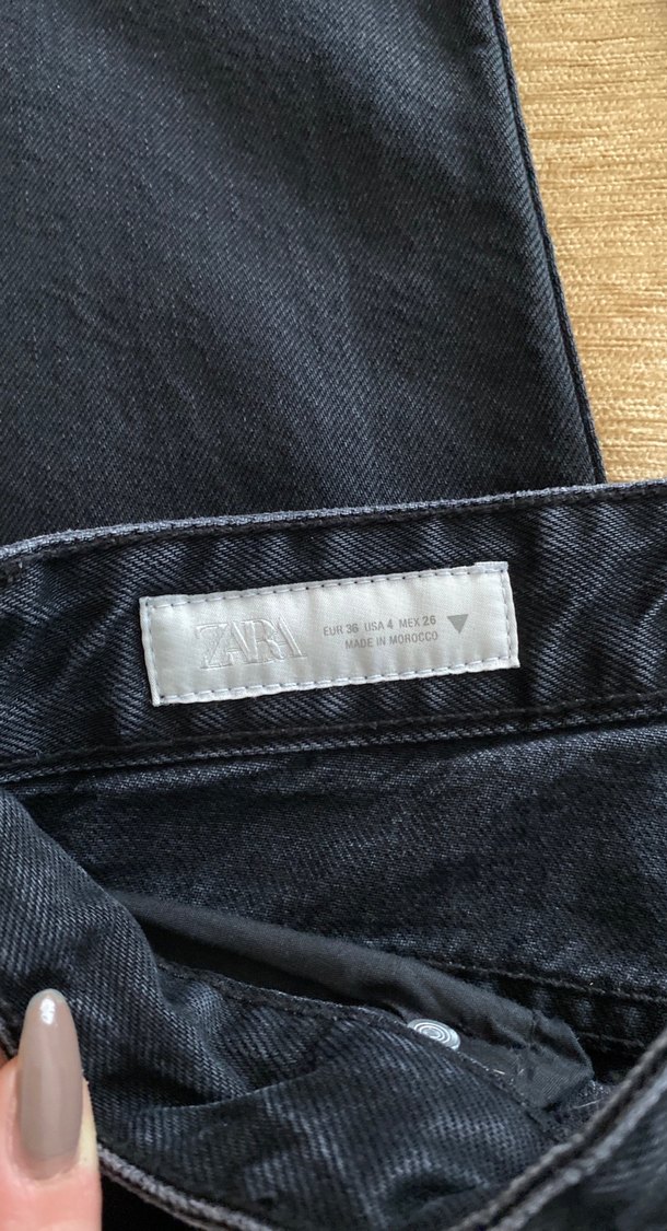 zara yüksek bel pantolon - Görsel 2