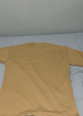 Bej Keten Erkek Kısa Kollu Tişört - Görsel 2