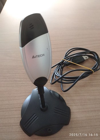 A4TECH USB Işıklı kamera Gri siyah - Görsel 2