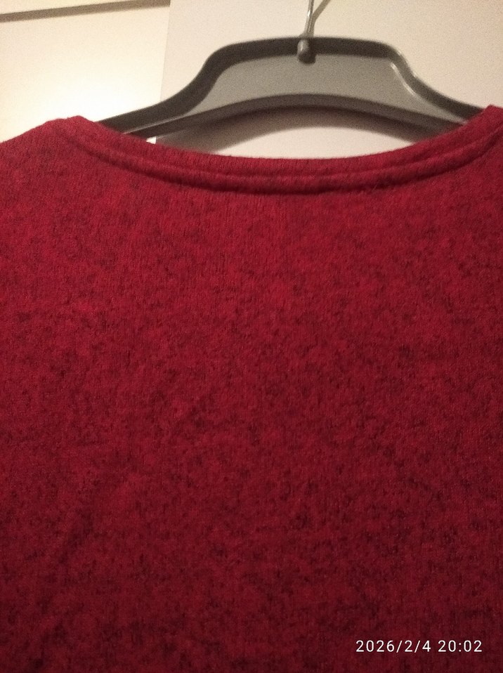 LC Waikiki Bordo Uzun Kollu Kadın Kazak - Görsel 3