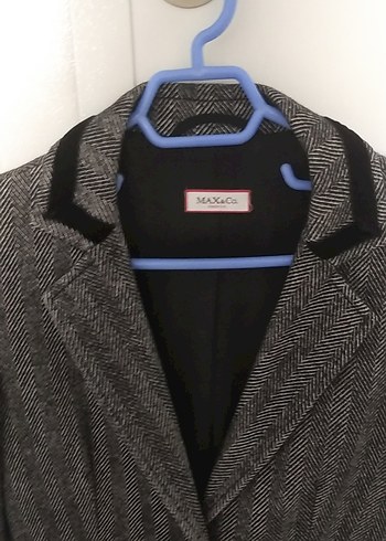 Düğmeli Gri Kadın Blazer Ceket - Görsel 2