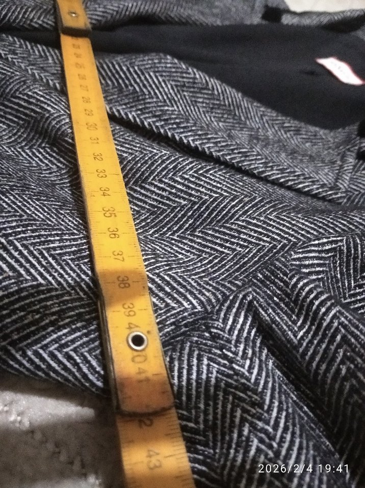 Düğmeli Gri Kadın Blazer Ceket - Görsel 4