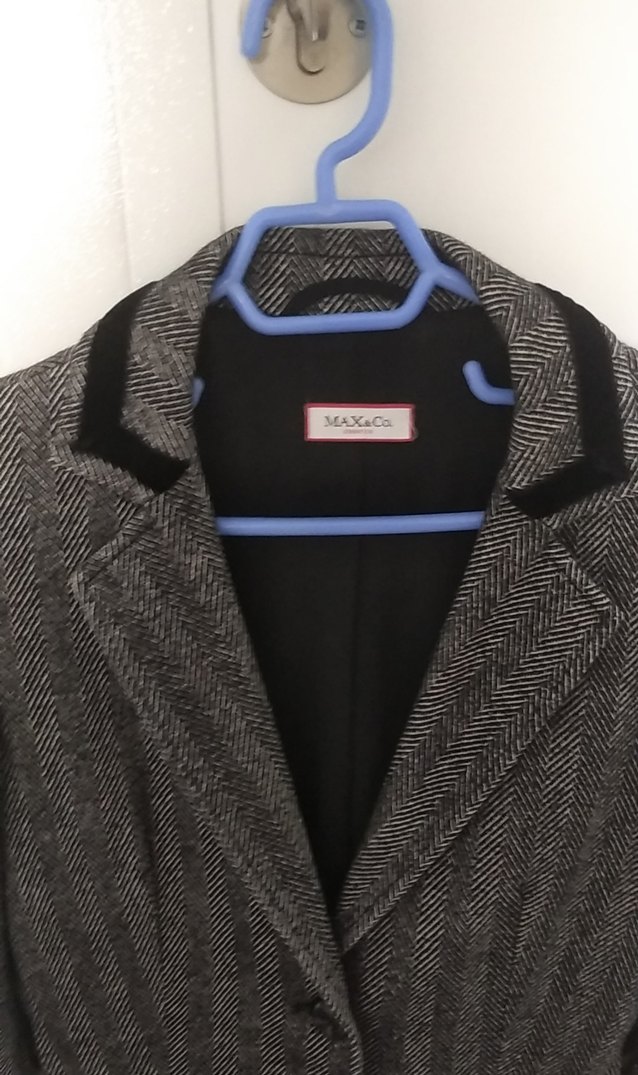 Düğmeli Gri Kadın Blazer Ceket - Görsel 2