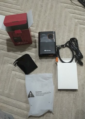 Enshall Kırmızı Lastik Şişirici Power Bank - Görsel 7