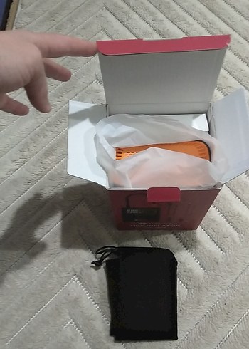 Enshall Kırmızı Lastik Şişirici Power Bank - Görsel 11