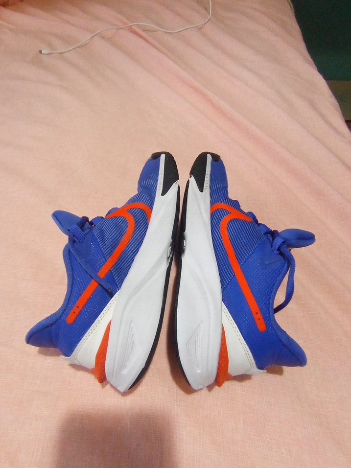 Mavi Erkek Çocuk Spor Ayakkabı Velcro - Görsel 2