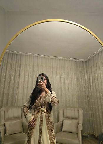 ful el işlemeli yöresel kaftan - Görsel 2