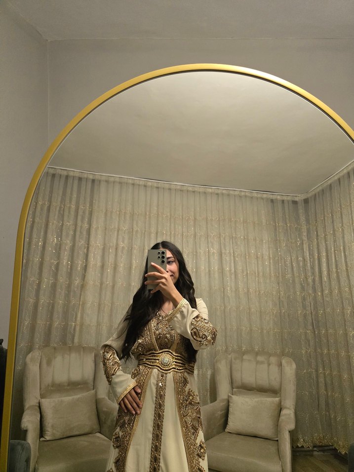 ful el işlemeli yöresel kaftan - Görsel 3