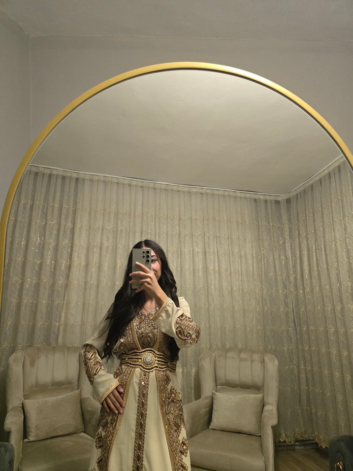 ful el işlemeli yöresel kaftan - Görsel 2