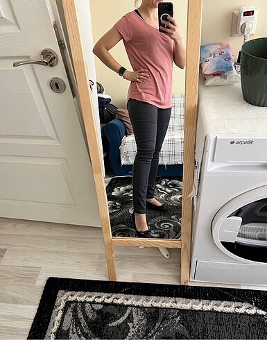 H&m marka antrasit skinny pantolon - Görsel 2