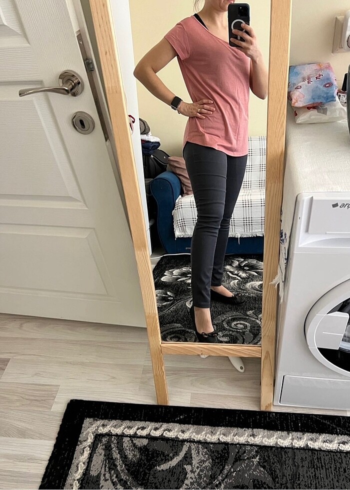 H&m marka antrasit skinny pantolon - Görsel 2