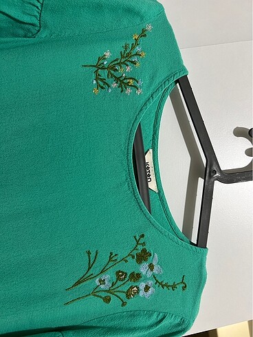 Koton mint yeşili bluz - Görsel 10