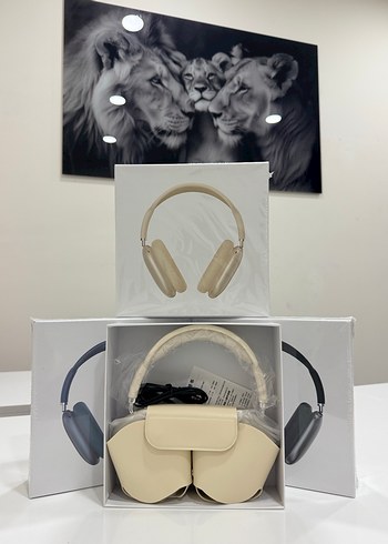 Bej,Gri ve Mavi AirPods Max - Görsel 2