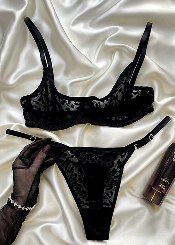 Yılan Desenli Siyah Gotik Midi Sütyen - Görsel 3