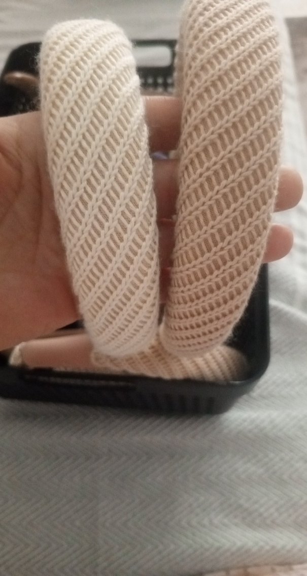 Bej Kadın Uyku Maskesi Velcro Bantlı - Görsel 3