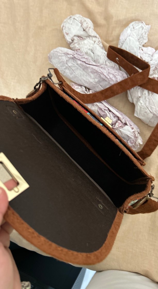 Renkli Desenli Bohem Kadın Çanta - Görsel 3