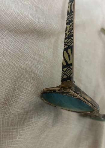 Yeşil Parlak Transparan sarı Bohem Güneş Gözlüğü - Görsel 2