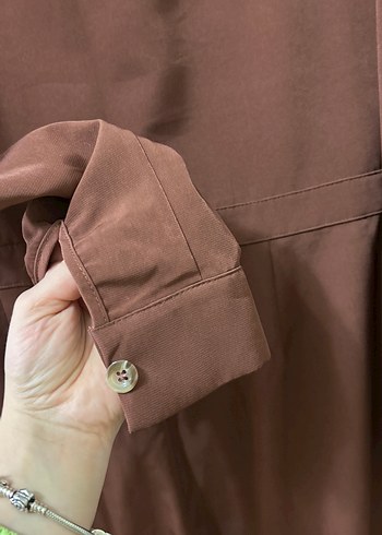 Kadın Kahverengi Uzun Tulum - Görsel 4