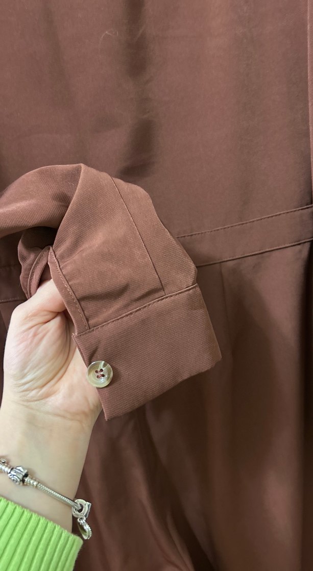 Kadın Kahverengi Uzun Tulum - Görsel 4