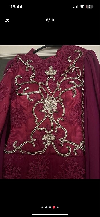 Tesettür kına gecesi elbisesi abiye gece elbisesi - Görsel 6