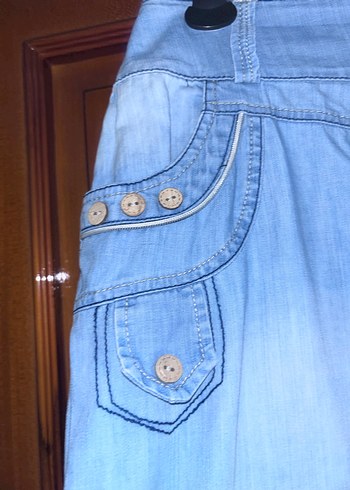 50 beden jean kot etek - Görsel 2