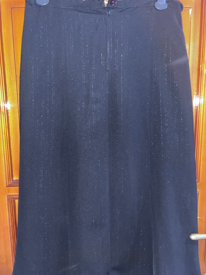 50 beden astarlı simli kumaş etek - Görsel 2