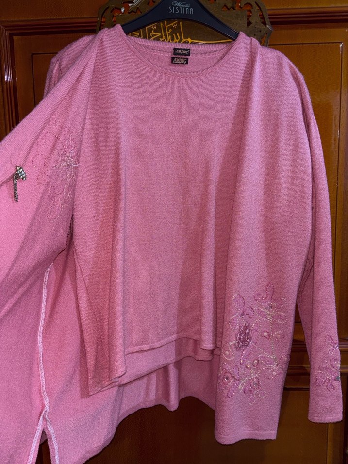 Triko hırka tişört takım - Görsel 2