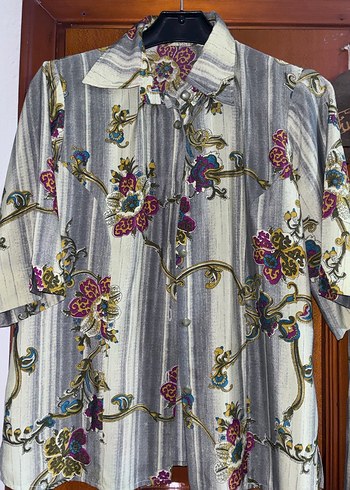 Özel dikim etek gömlek vintage takım - Görsel 3