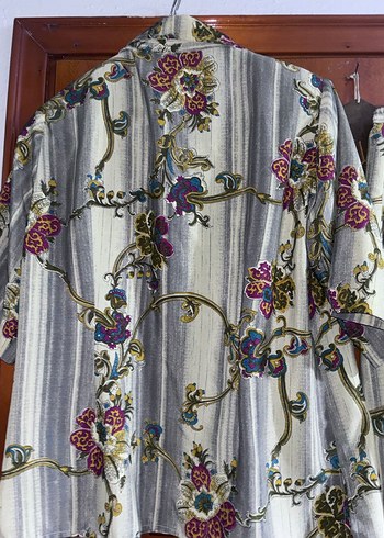 Özel dikim etek gömlek vintage takım - Görsel 7