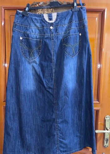Gülteks marka 50 beden jean etek - Görsel 2