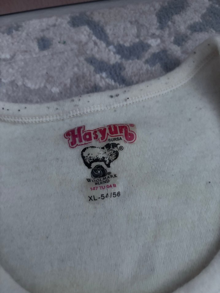 Yün içlik tişört atlet - Görsel 3