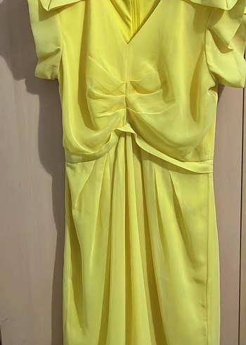 Twist şifon elbise - Görsel 3