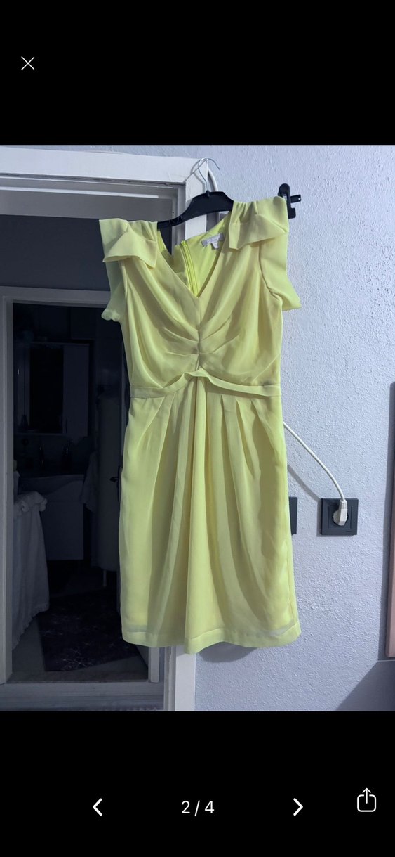 Twist şifon elbise - Görsel 2