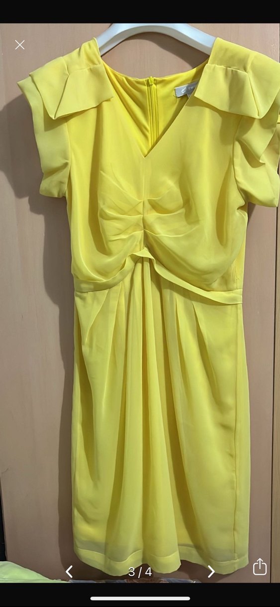 Twist şifon elbise - Görsel 3